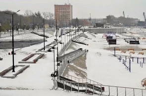 Реконструкция набережной Амура. Ракурс 3. Веб-камеры Комсомольска