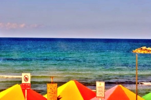 Пляж Хилтон. Ракурс 2. Веб-камеры Тель-Авива онлайн