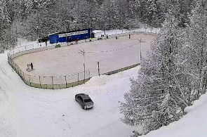 Хоккейная площадка в городе Суоярви