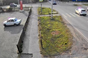 Перекресток Комсомольской и Советской. Веб-камеры Ялуторовска онлайн