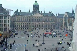 Площадь Дам - Амстердам. Панорамная веб камера