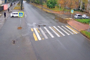 Перекресток Володарского-Богдановича. Ракурс 1. Веб-камеры Ярославля