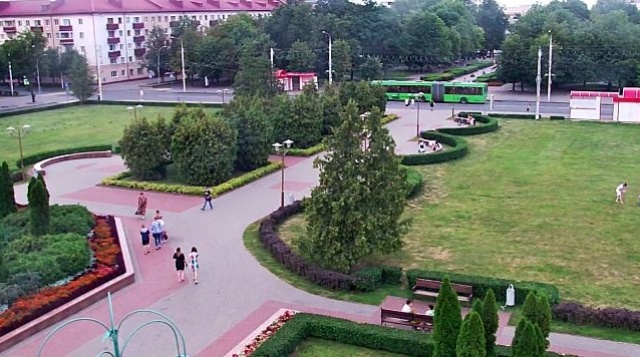 Площадь Ленина. Веб камеры Бобруйска онлайн