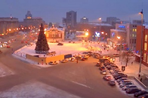 Площадь Ленина. Новосибирск веб камера онлайн
