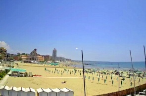 Курорт Неттуно. Вид на мыс Чирчео. Веб-камеры Рима