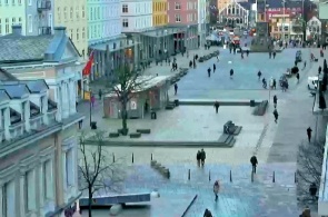 Площадь Торгаллменнинген. Веб камеры Бергена онлайн