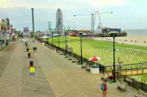 Парк аттракционов Casino Pier. Веб камеры Сисайд Хайтс онлайн