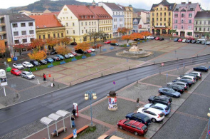 Площадь Масарика (Masarykovo namesti). Веб камеры Дечина онлайн