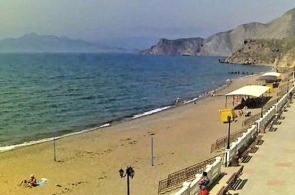 Центральный пляж Орджоникидзе веб камера онлайн