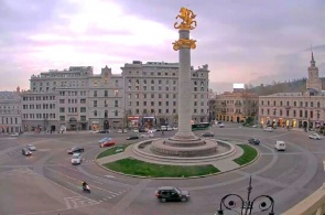 Площадь Свободы. Веб камеры Тбилиси онлайн