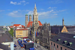 Центральная площадь. Веб камеры Мюнхена онлайн