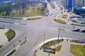 Перекресток улиц Гаврилова - Московская. Веб камеры Бреста онлайн