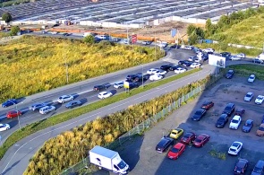 Перекресток улицы Центральной и проспекта Строителей. Веб-камеры Кудрово