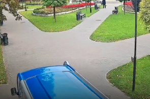 Парк Цветник памятник Кисе Воробьянинову. Веб-камеры Пятигорска