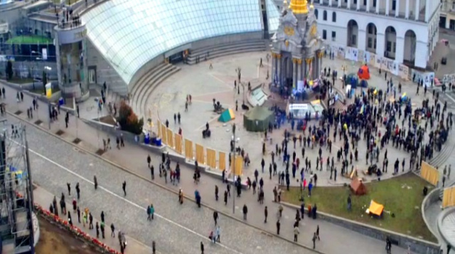 Веб камера Майдан Незалежности. Киев в режиме реального времени