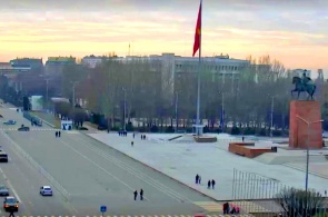 Площадь Ала-Тоо. Веб камеры Бишкека онлайн