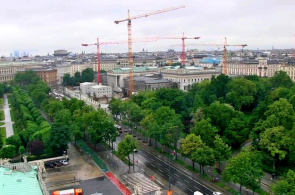Панорама города с Бургтеатра. Веб камеры Вены онлайн