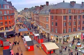 Вид на Place de l'Hotel de Ville. Веб-камеры Амьен