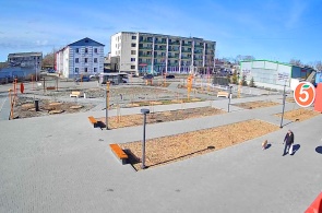 Площадь Кирова. Ракурс 2. Веб-камеры Кемь онлайн
