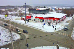 Перекресток Советское шоссе - улица Часовая. Веб камеры Новосибирска онлайн