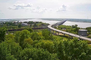 Амурский мост. Веб камеры Хабаровска онлайн