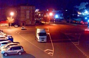 Вид на кольцо по ул. Гагарина. Веб-камеры Находки