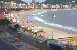 Пляж Копакабана. Рио-де-Жанейро веб камера онлайн