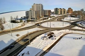 Площадь Ленинградское Кольцо. Веб-камеры Петрозаводска