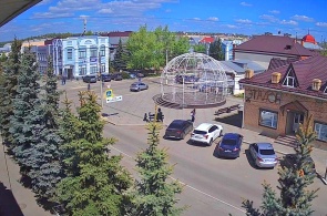 Перекресток Советской и Климова. Веб-камеры Троицка