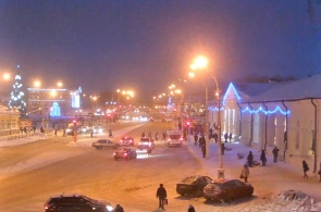 Веб камера онлайн на Сусанинской площади в Костроме