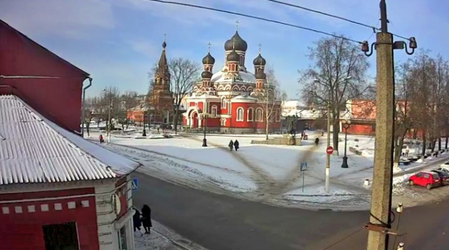 Памятник основателю города, князю Борису. Веб-камеры Борисова онлайн