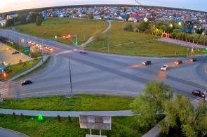 Перекресток Спортивной и Победы. Веб-камеры Южноуральска