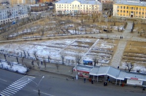 Площадь Декабристов. Чита в режиме реального времени.