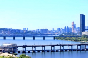 Вид на мост Банпо. Веб-камеры Сеула
