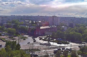 Перекресток проспектов Красноармейский - Строителей. Веб камеры Барнаула онлайн