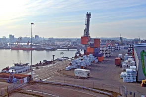 Морской порт Делфзейл. Веб камеры Гронингена онлайн