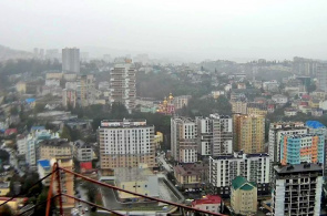 Панорама микрорайона Мамайка Сочи