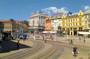Площадь бана Йосипа Елачича веб камера онлайн