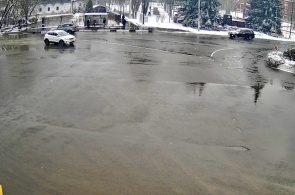 Площадь Генерала Кузнецова. Ракурс 3. Веб-камеры Яхрома онлайн
