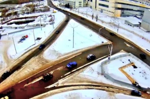 Перекресток Сельская Богородская - бульвар Тухвата Янаби. Веб камеры Уфы онлайн