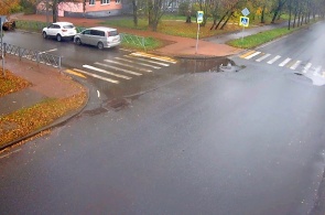 Перекресток Володарского-Богдановича. Ракурс 3. Веб-камеры Ярославля