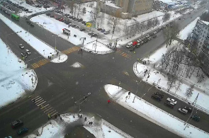 Веб камера с видом на перекресток улиц Чапаева - Мира