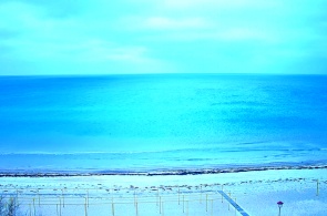 Вид на Черное море из санатория Чайка. Веб-камеры Лазурного