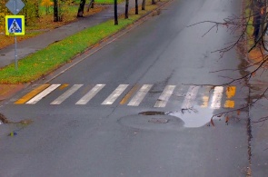 Перекресток Володарского-Богдановича. Ракурс 2. Веб-камеры Ярославля